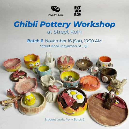 Ghibli Pottery Workshop at Street Kohi